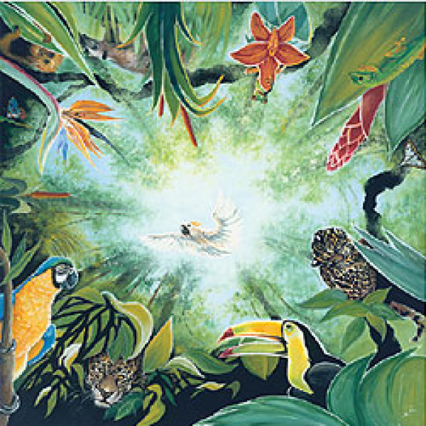 Deckenbild kompl. "Dschungel Brazil"